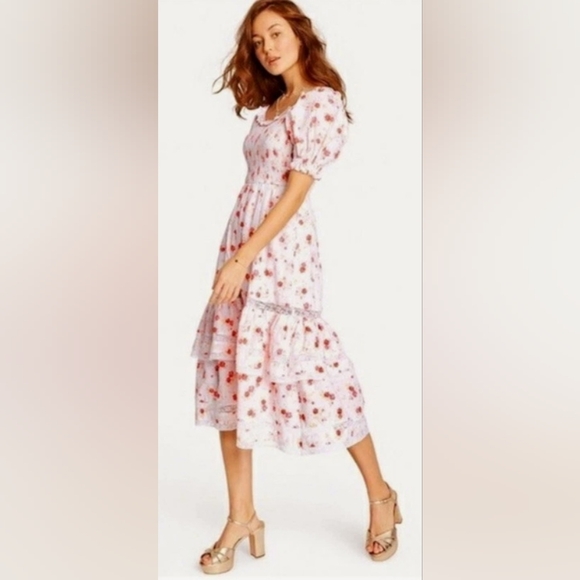 LoveShackFancy Floral Maxi Dress - Picture 15 of 15